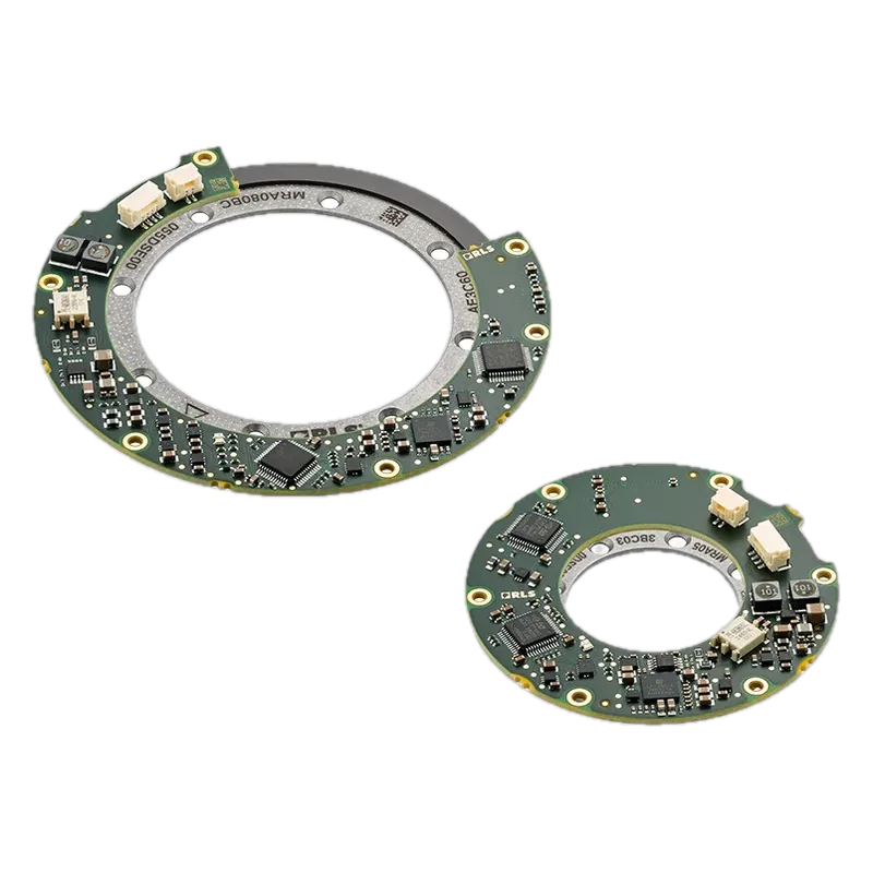 RLS AksIM-4 HIPERFACE DSL Off-Axis Absolute Encoder (53 / 80 mm ring)