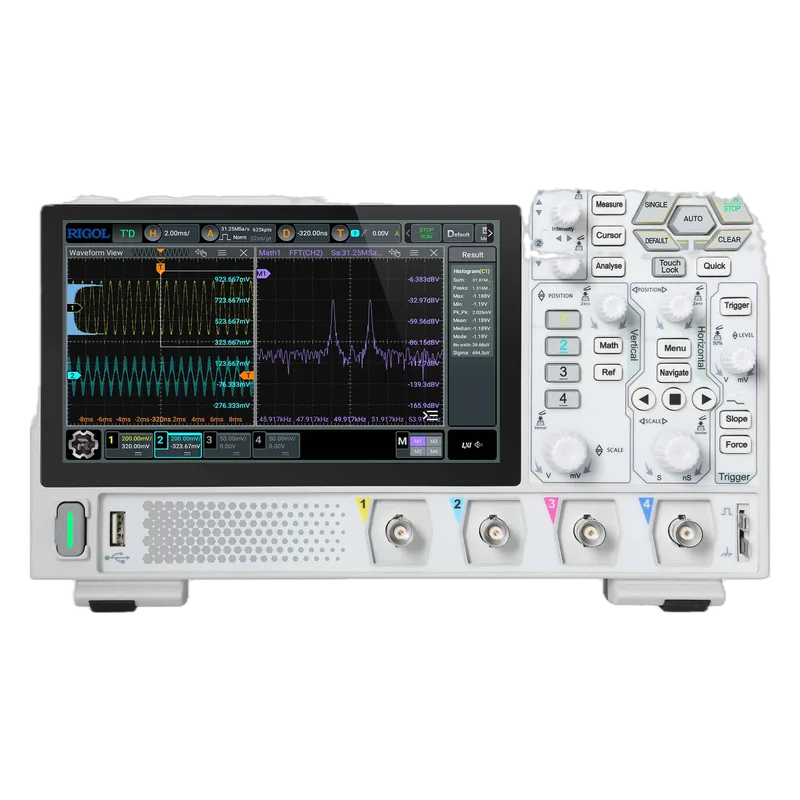 Rigol DHO804 12-bit Oscilloscope, 4 ch, 70 MHz